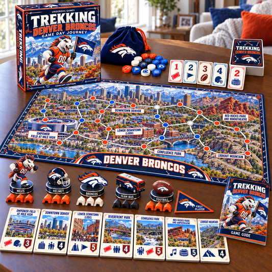 Premium NFL DEN Trekking Adventure Board Game