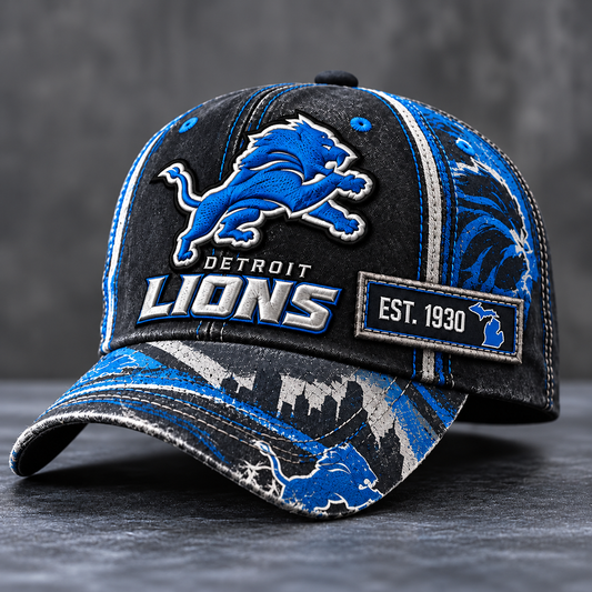 Premium NFL DL Vintage Distressed Embroidered Cap