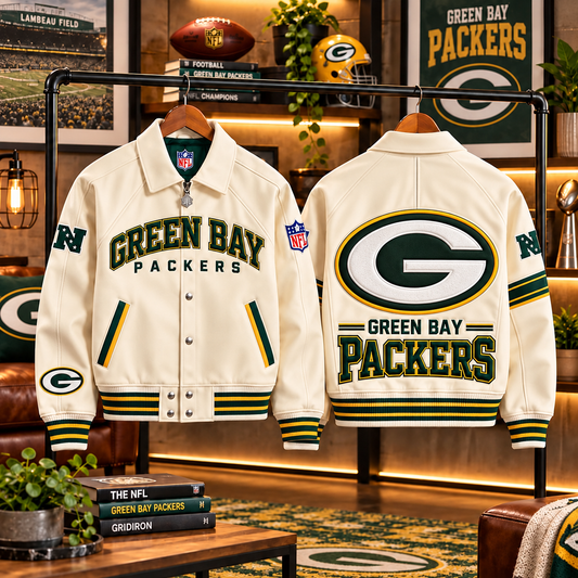 Premium NFL GBP LETTERMAN JACKET