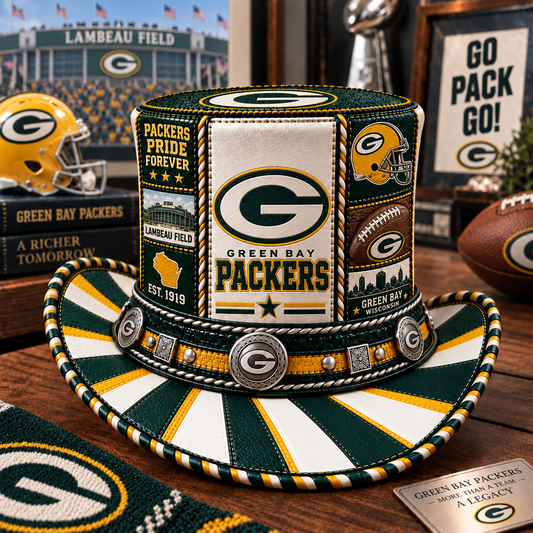 Premium NFL GBP Leather Top Hat