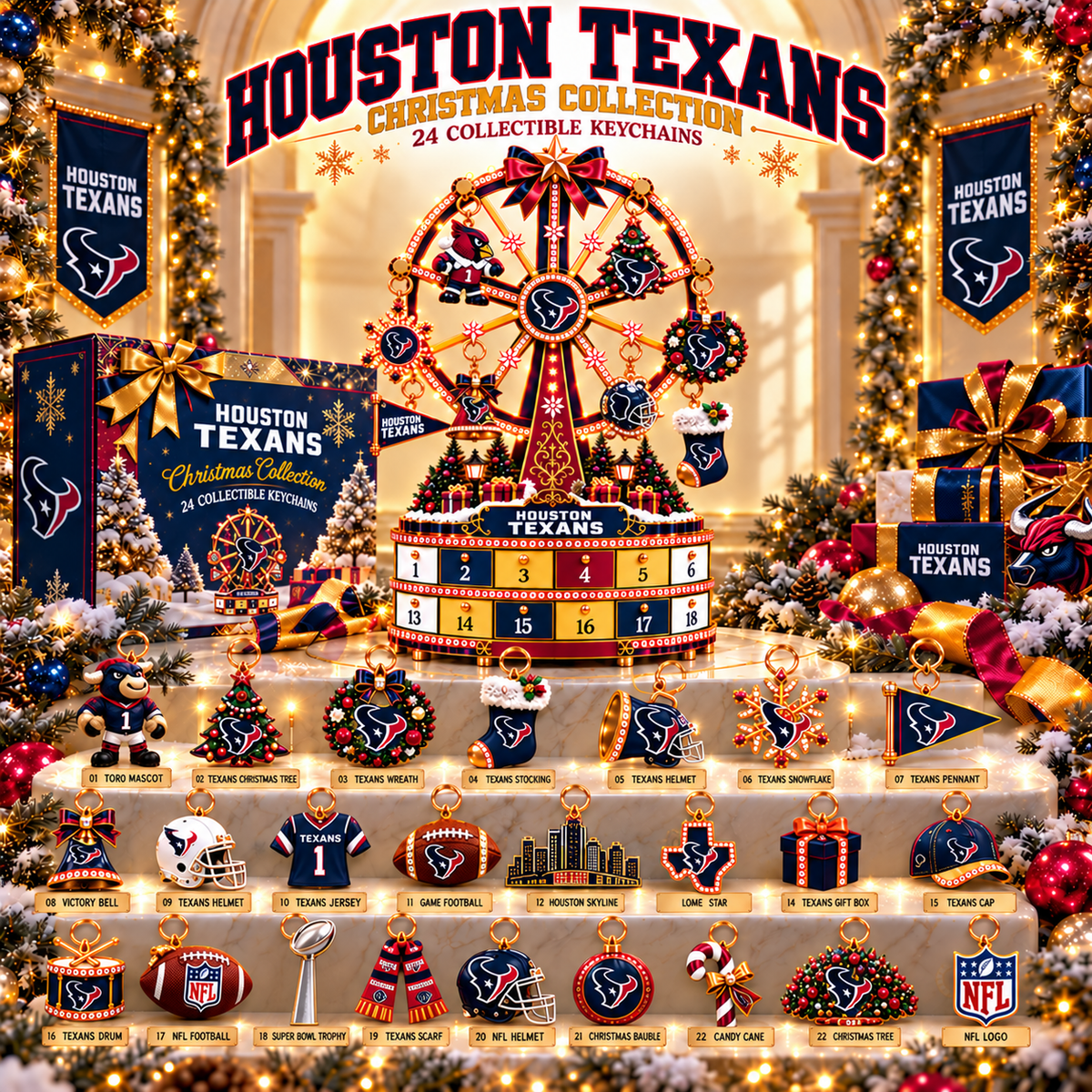 Premium NFL HT Christmas Advent Calendar