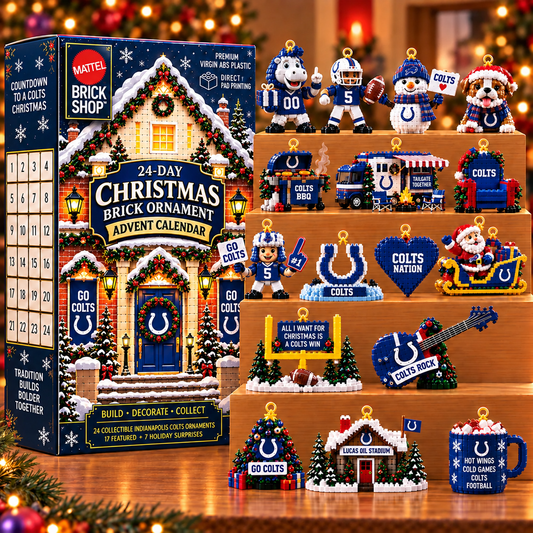 Premium NFL IC Christmas Brick Ornament Advent Calendar