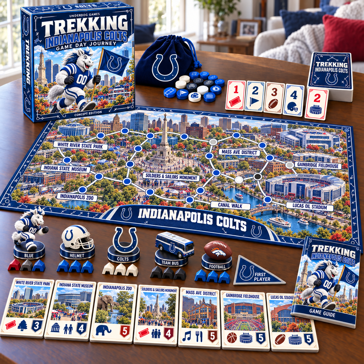 Premium NFL IND Trekking Adventure Board Game