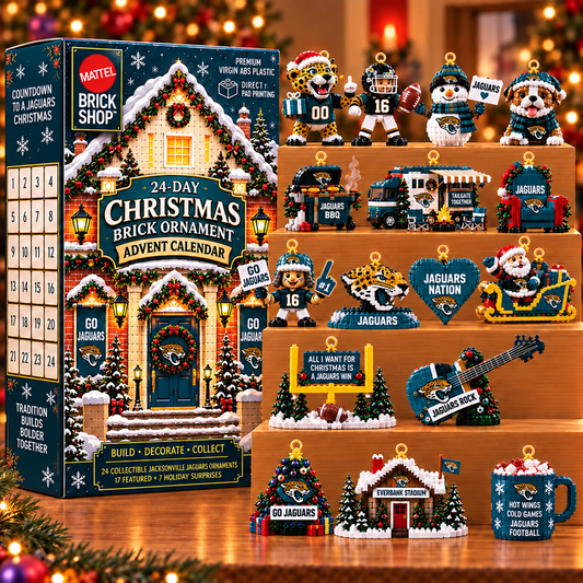Premium NFL JJ Christmas Brick Ornament Advent Calendar