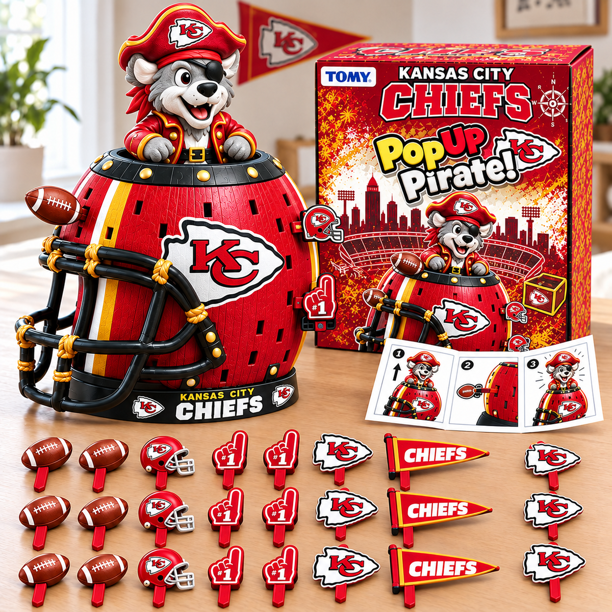 Premium NFL KCC Special Pop Up Pirate Game