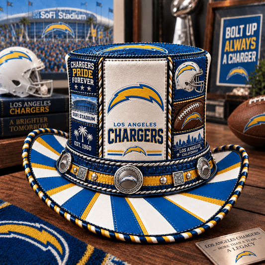 Premium NFL LAC Leather Top Hat