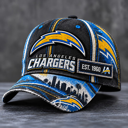 Premium NFL LAC Vintage Distressed Embroidered Cap