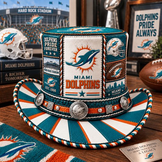 Premium NFL MD Leather Top Hat
