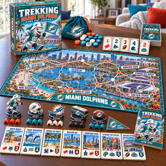 Premium NFL MIA Trekking Adventure Board Game