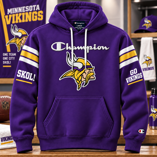 Premium NFL MIN Pullover Hoodie