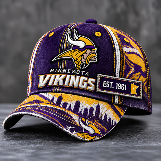 Premium NFL MV Vintage Distressed Embroidered Cap