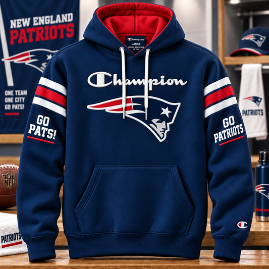 Premium NFL NE Pullover Hoodie