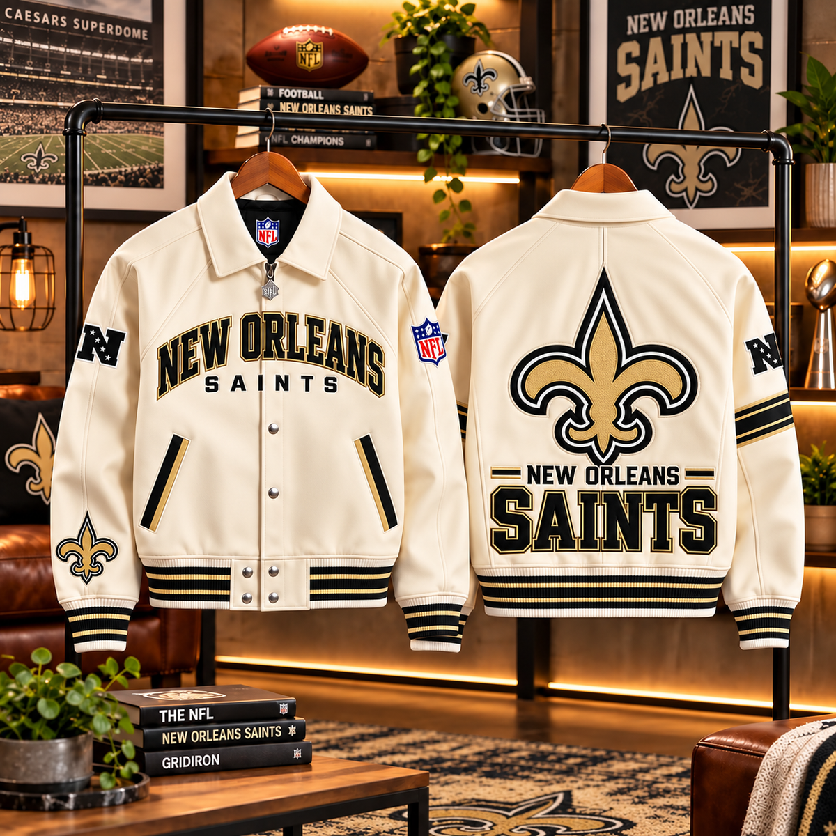 Premium NFL NOS LETTERMAN JACKET