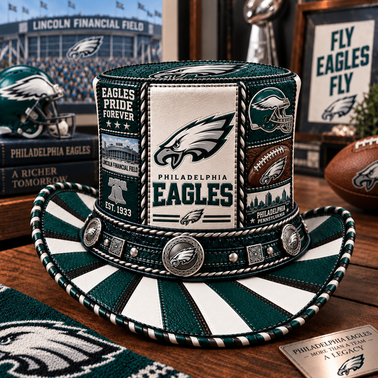 Premium NFL PE Leather Top Hat