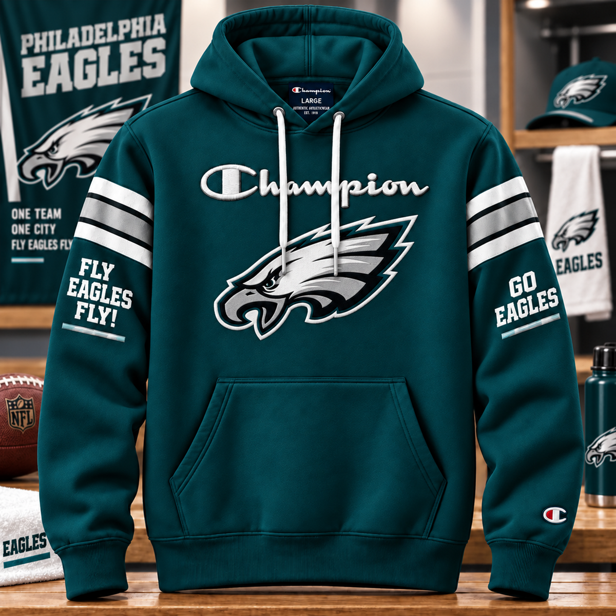 Premium NFL PHI Pullover Hoodie