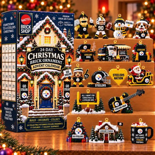 Premium NFL PS Christmas Brick Ornament Advent Calendar