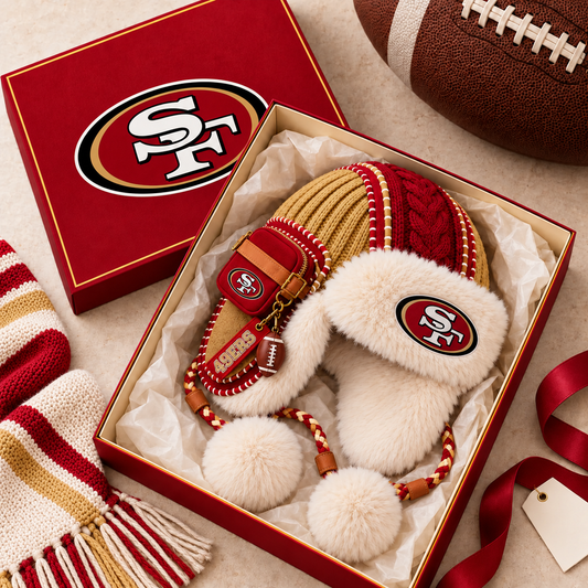 Premium NFL SF Plush Trapper Hat