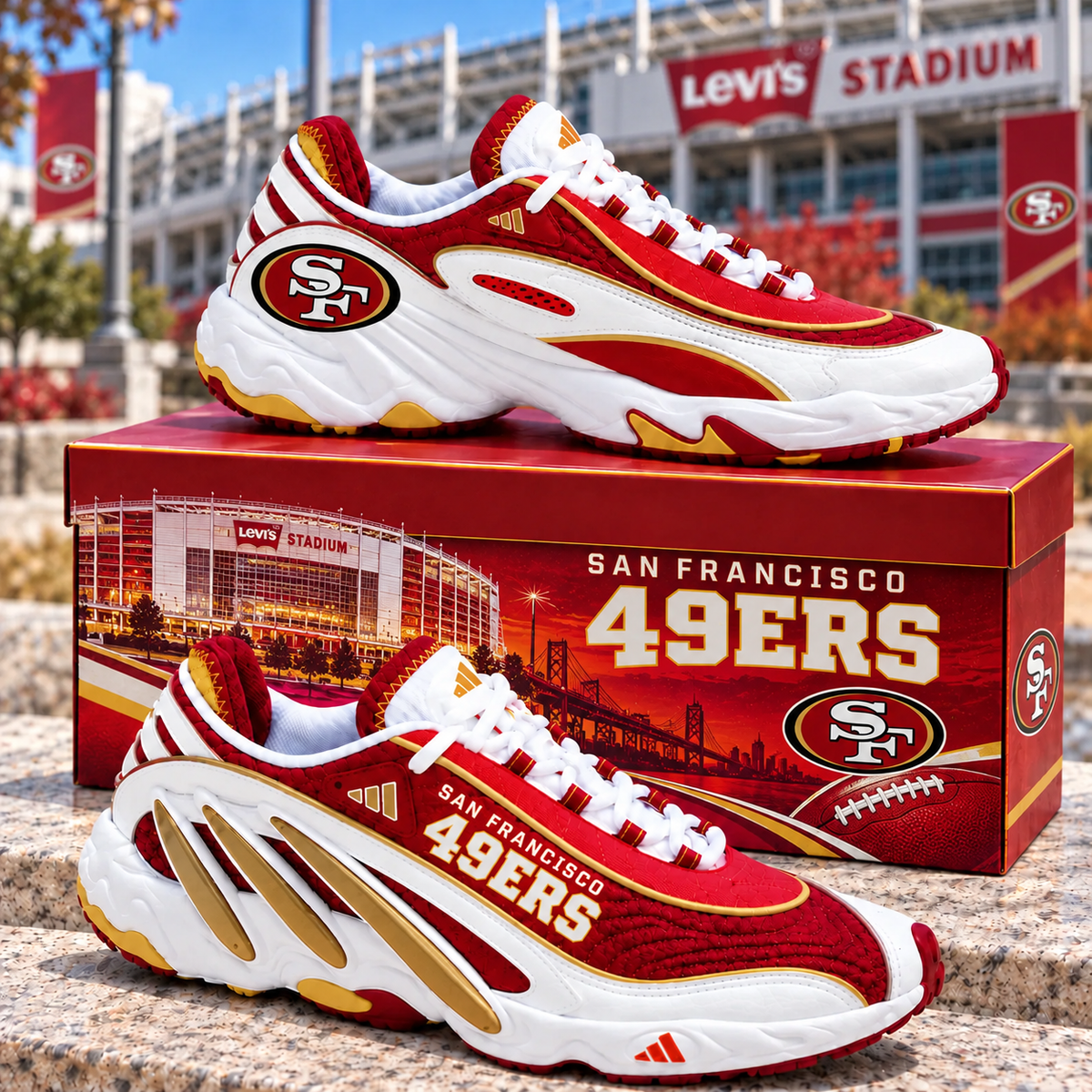 Premium NFL SF49 Retro Sneakers