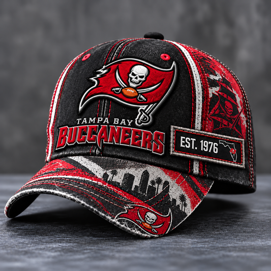 Premium NFL TBB Vintage Distressed Embroidered Cap