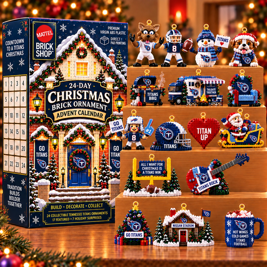 Premium NFL TT Christmas Brick Ornament Advent Calendar