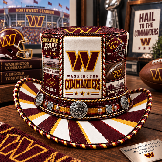 Premium NFL WC Leather Top Hat