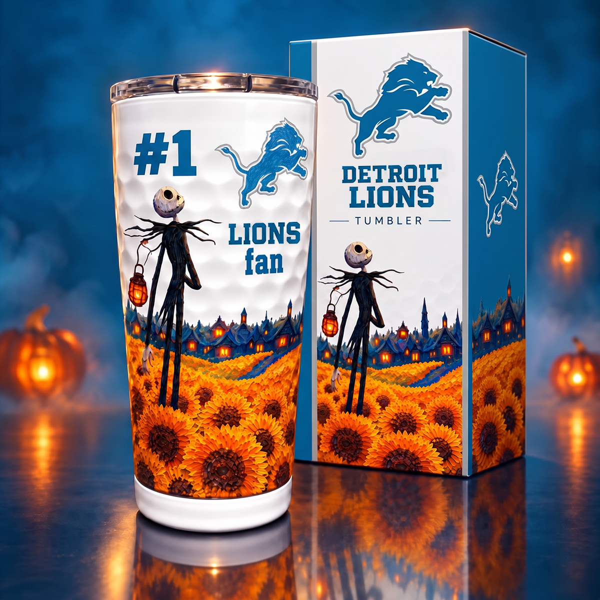 Premium NFL x DET Fan Golf Tumbler