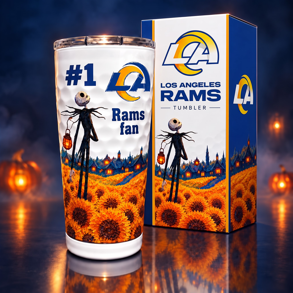 Premium NFL x LAR Fan Golf Tumbler