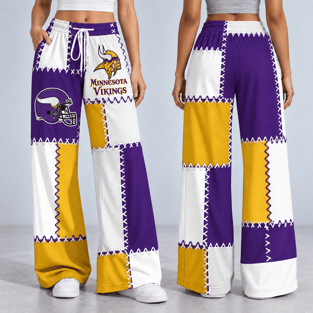Premium NFL x MIN Patchwork Casual Pants