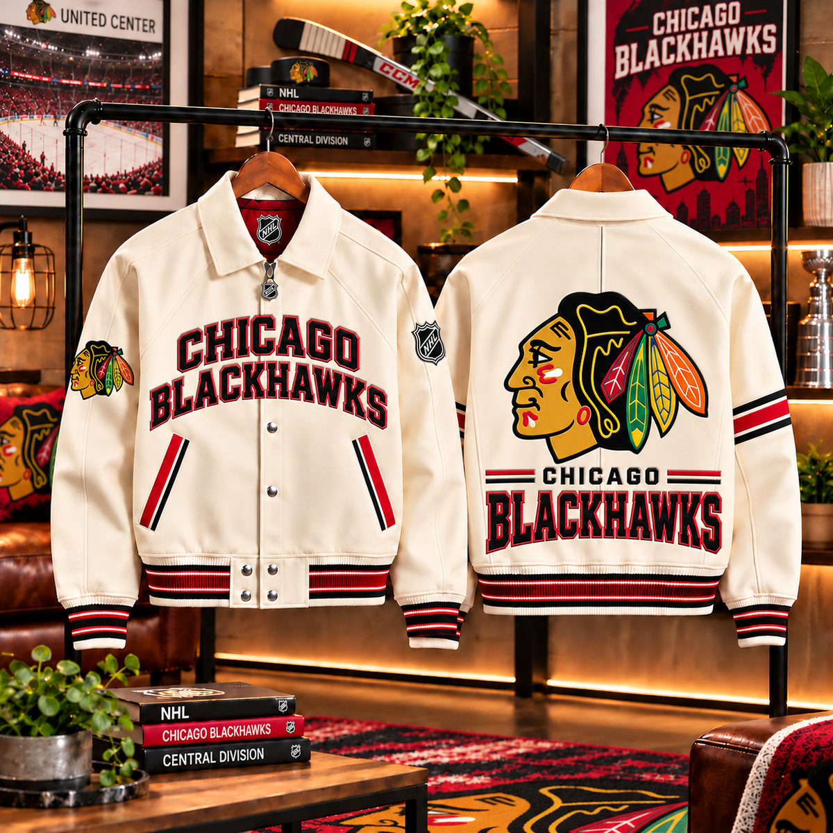 Premium NHL CB LETTERMAN JACKET