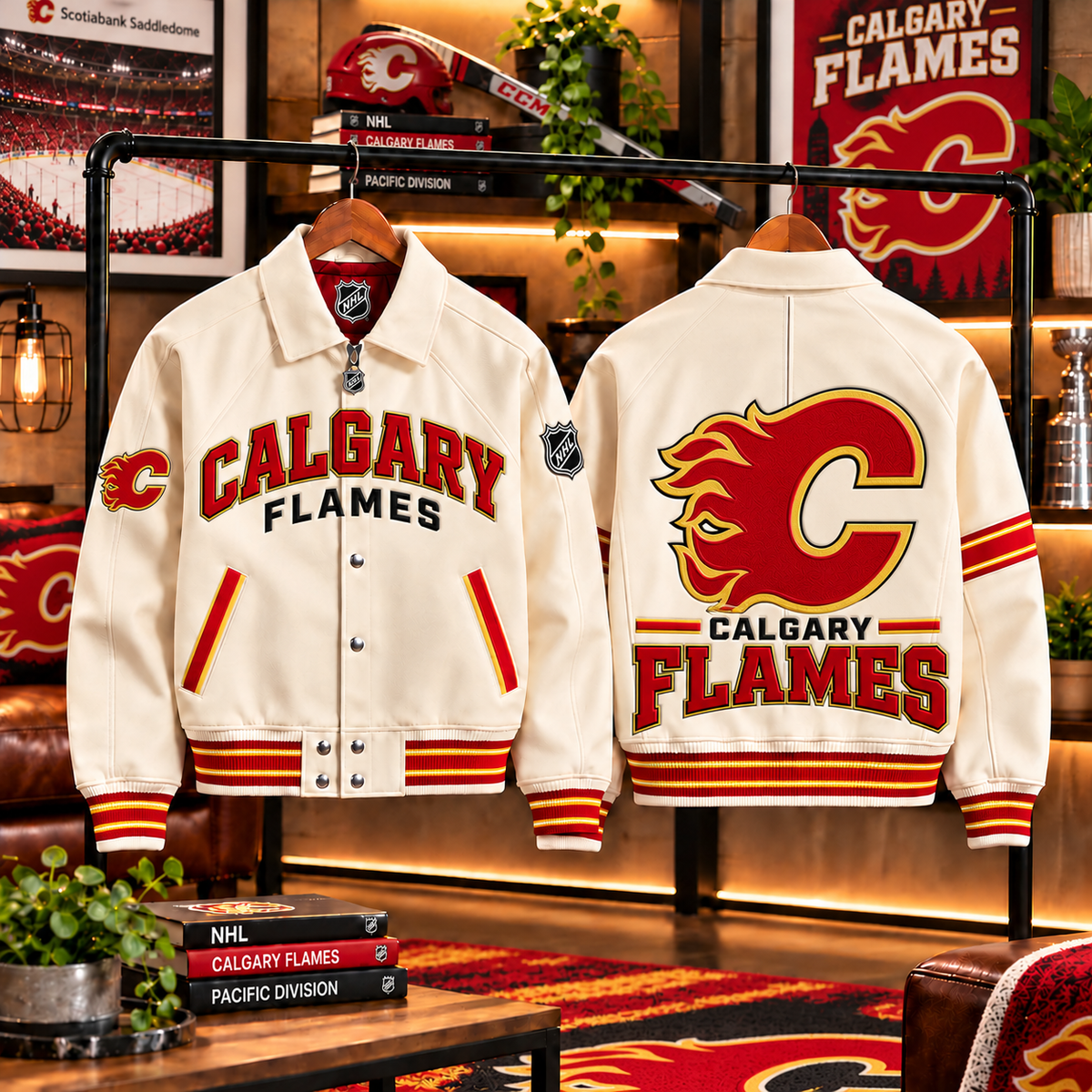Premium NHL CF LETTERMAN JACKET