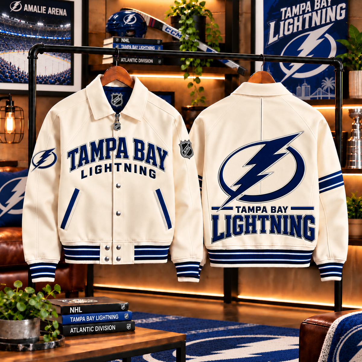 Premium NHL TBL LETTERMAN JACKET