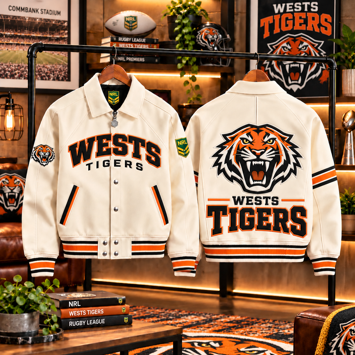 Premium NRL WT LETTERMAN JACKET
