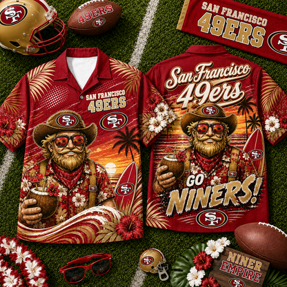 SF x NFL Premium Beach Vibes Hawaiian Shirt