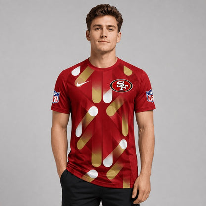 SF49 Premium NFL All-Over Print Performance T-Shirt