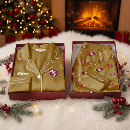 SF49 Premium NFL Christmas Cozy Pajama