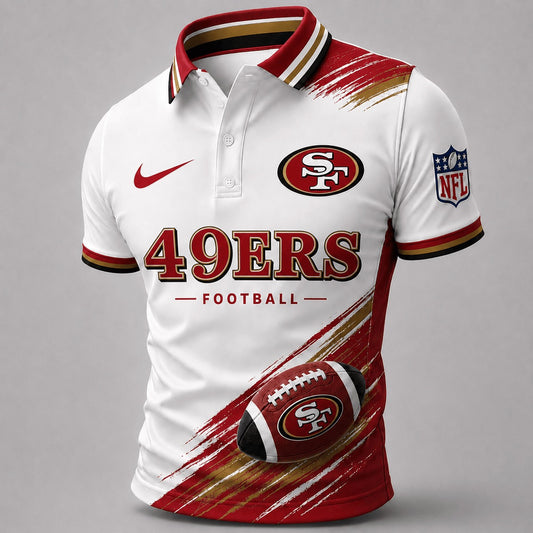 SF49 Premium NFL Dynamic Gridiron Style Polo