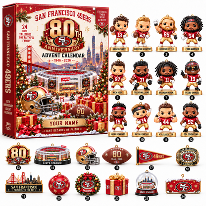 SF49 x NFL 80th Anniversary 2026 Advent Calendar