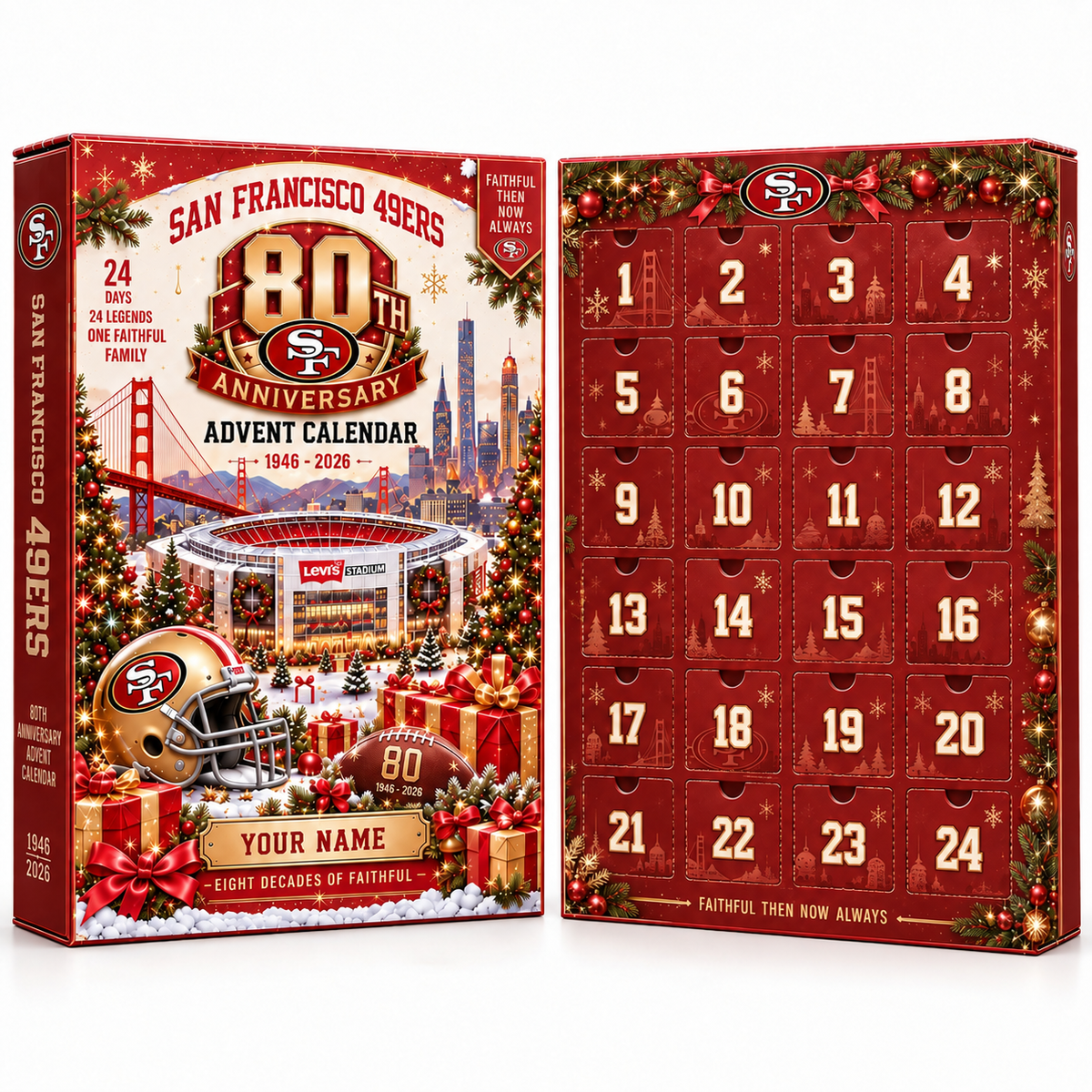 SF49 x NFL 80th Anniversary 2026 Advent Calendar