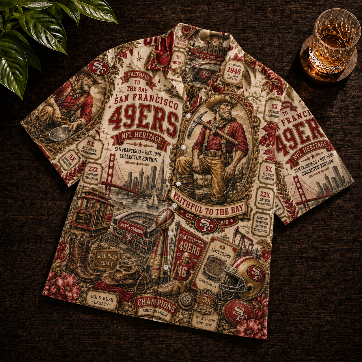 SF49 x NFL Premium Chemise Shirt