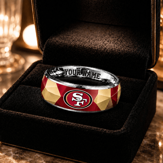 SF49 x NFL Ring Custom Name For Fan