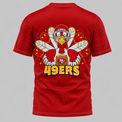 SF49 x NFL Thanksgiving 3D Shirt