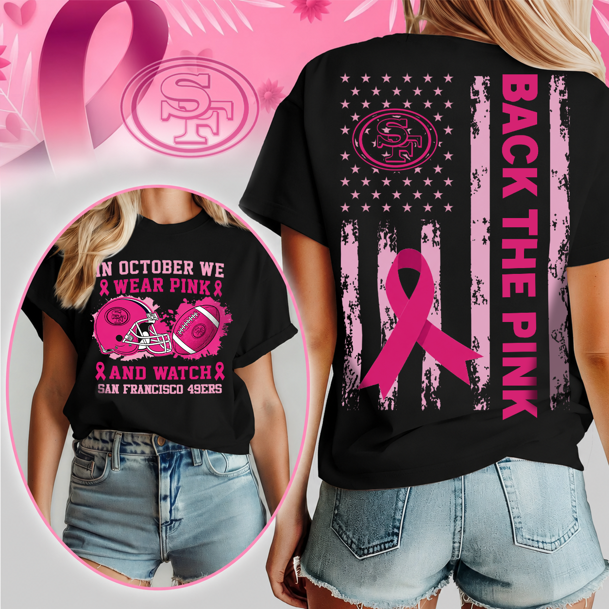 SF49 x Pink Out Breast Cancer Shirt