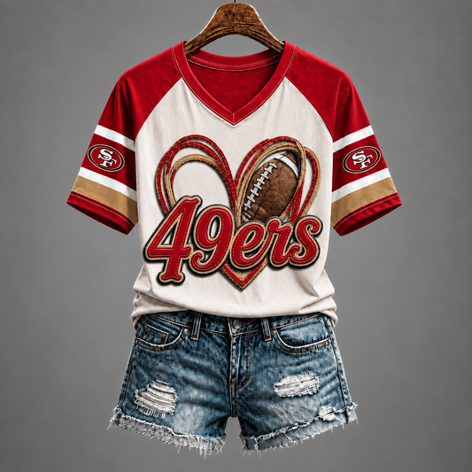 SF49 x Premium V-Neck Women‘s Shirt