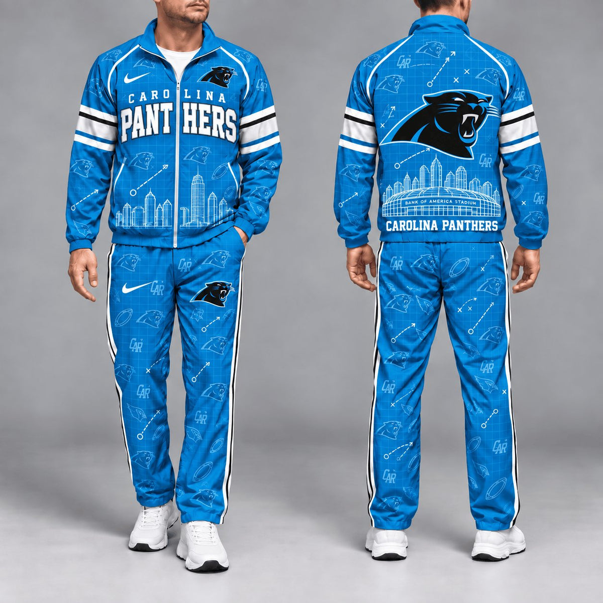 SIGNATURE NFL X CAR EXCLUSVIE Game Day Windbreaker Tracksuit Set For Men