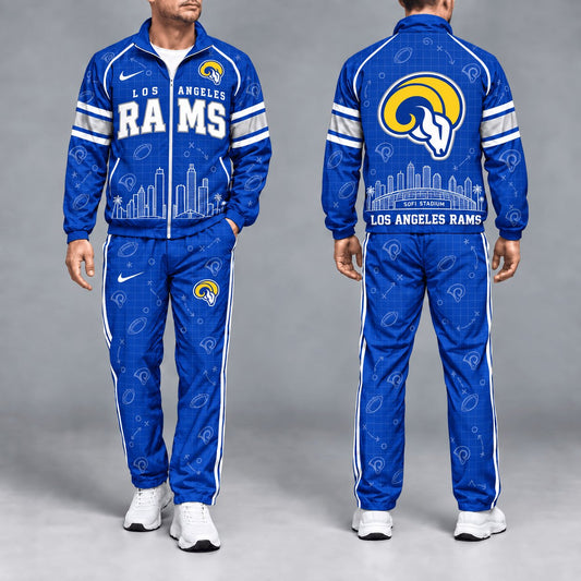 SIGNATURE NFL X LAR EXCLUSVIE Game Day Windbreaker Tracksuit Set For Men