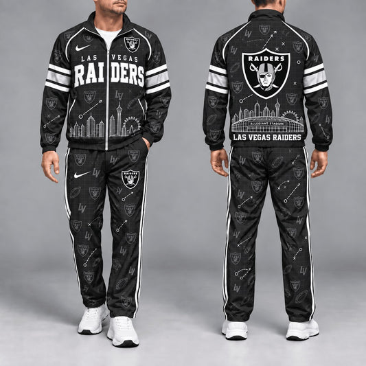 SIGNATURE NFL X LV EXCLUSVIE Game Day Windbreaker Tracksuit Set For Men