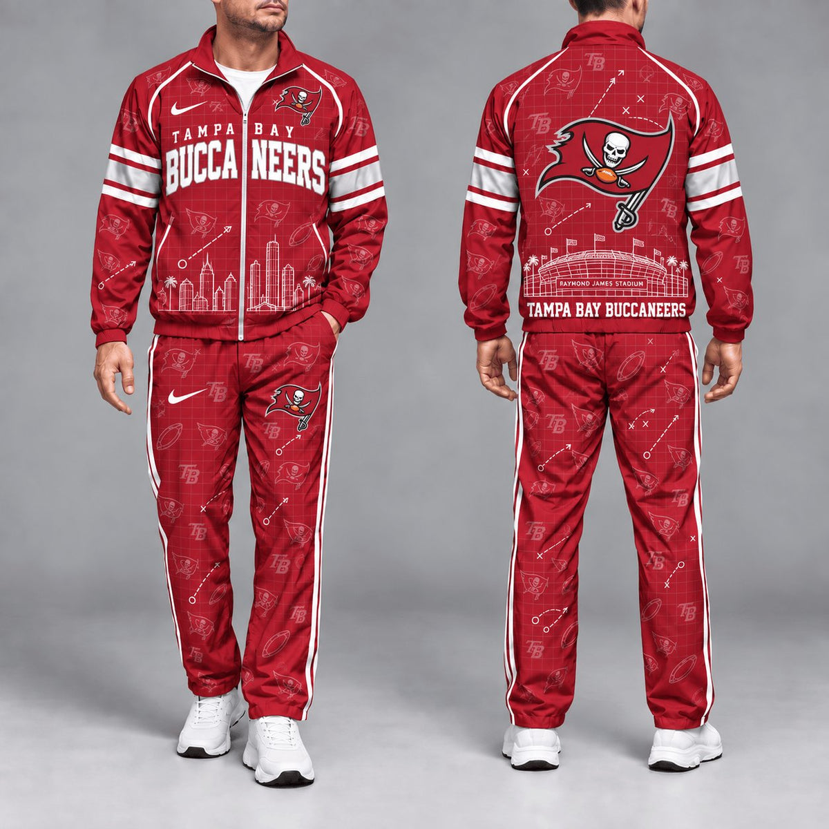 SIGNATURE NFL X TB EXCLUSVIE Game Day Windbreaker Tracksuit Set For Men