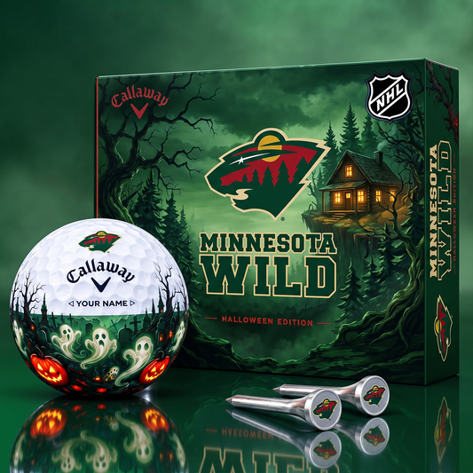 SIGNATURE NHL X MW DELUXE PERSONALIZED HALLOWEEN HORROR FAIRWAY V6 GOLF BALL COLLECTION