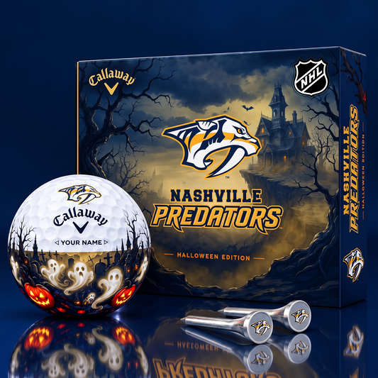 SIGNATURE NHL X NP DELUXE PERSONALIZED HALLOWEEN HORROR FAIRWAY V6 GOLF BALL COLLECTION