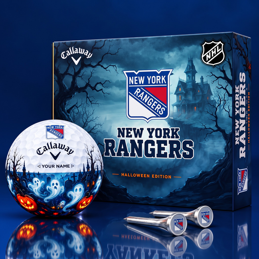 SIGNATURE NHL X NYR DELUXE PERSONALIZED HALLOWEEN HORROR FAIRWAY V6 GOLF BALL COLLECTION